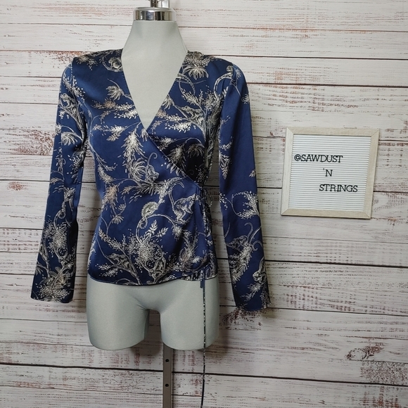 ARITZIA Little Moon Wrap Top Size XXS - Picture 2 of 13